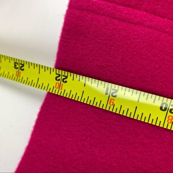 Manelli Melton Cloth Felt Pink Pea Coat size 12 - Picture 8 of 14